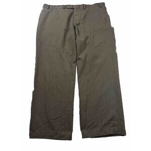 Ralph Lauren Mens Dress Pants Olive Green Stretch Straight Flat‎ Front 40x30